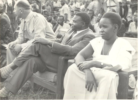 DM président et son épouse Sophie Nyirabuhake en 1961